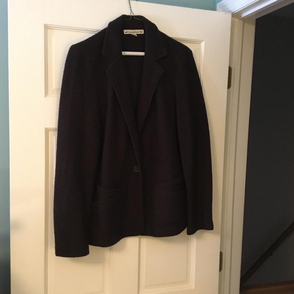 David Brooks Boiled Wool Blazer